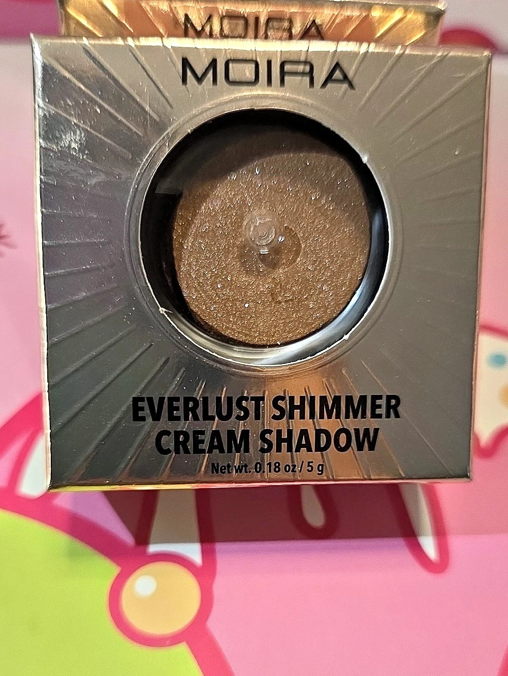 Moira Everlust Shimmer Cream Shadow Dazzling Brown Cream Eyeshadow NWT